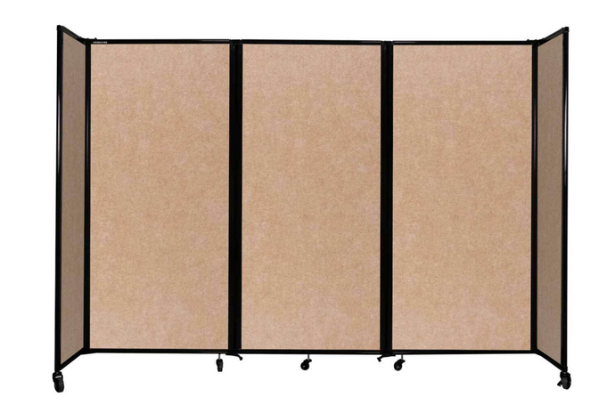 SoundSorb Room Divider 360 Folding Portable Partition — 5' high x 8'6