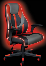 Load image into Gallery viewer, Kids Gaming Chair with LED Light Piping &amp; Flip Up Arms