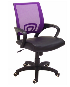 Leather & Mesh Color Burst Office Chair
