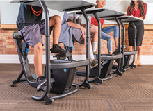 Load image into Gallery viewer, Lifespan Unity Jr. Pedal Bike Desk w/White Top (also called Unity Kids Bike Desk)
