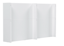 Load image into Gallery viewer, EverPanel White 12&#39; x 10’ x 8‘1&quot; L-Shaped Wall Kit With Door