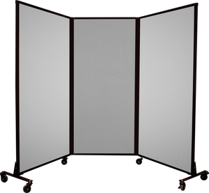 QuickWall Fabric Folding Portable Partition — 5'10" high x 8'4" wide