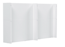 Load image into Gallery viewer, EverBlock White L-Shaped Wall Kit With Door- 8&#39; x 10&#39; x 7&#39;