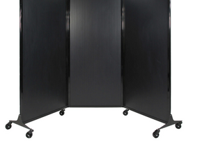 QuickWall Fabric Folding Portable Partition — 5'10" high x 7' wide