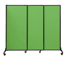 Load image into Gallery viewer, QuickWall Fabric Sliding Portable Partition — 5&#39;10&quot; high x 7&#39; wide