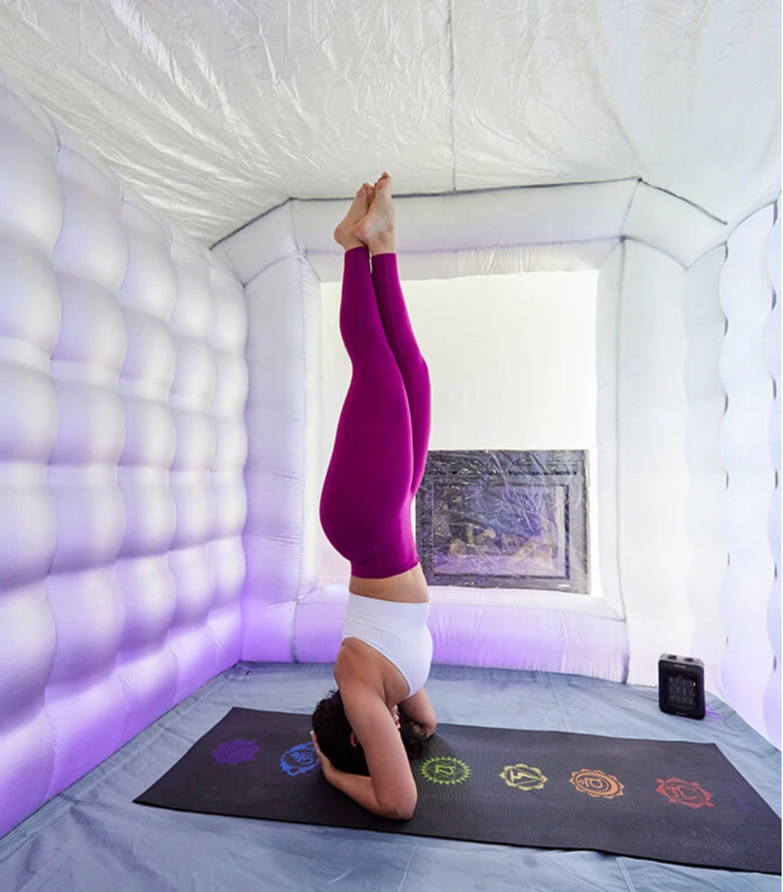 Hot Yoga at Home, ready in minutes. Hot yoga, anytime anywhere with the Hot  Yoga Dome. Learn more here:  By The Hot  Yoga Dome