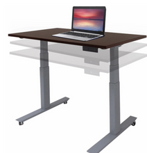Load image into Gallery viewer, Mobile Electric Lift Height Adjustable Table Desk - 48&quot;W x 24&quot;D