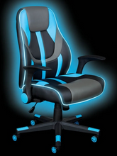 Load image into Gallery viewer, Kids Gaming Chair with LED Light Piping &amp; Flip Up Arms