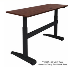 Load image into Gallery viewer, Sit-Stand Tilt &amp; Roll Desk Table - 60&quot;x 24&quot;