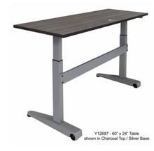 Load image into Gallery viewer, Sit-Stand Tilt &amp; Roll Desk Table - 60&quot;x 24&quot;