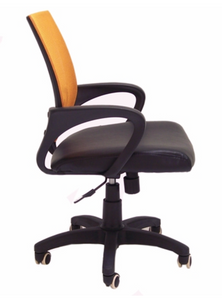 Leather & Mesh Color Burst Office Chair For Kids