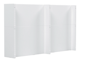 EverPanel White 12' x 10’ x 8‘1" L-Shaped Wall Kit With Door